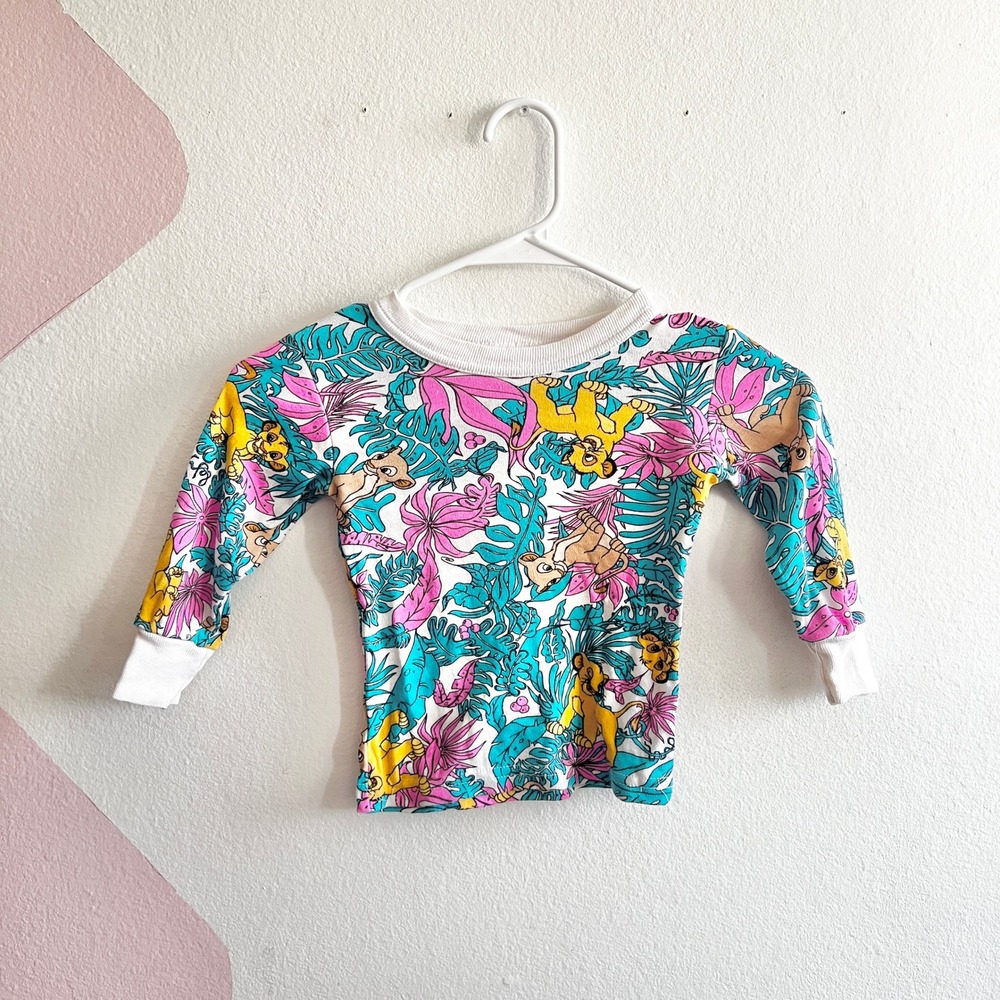 Vintage Lion King‎ Kids Long Sleeve Shirt 3T Nala Simba USA 90s